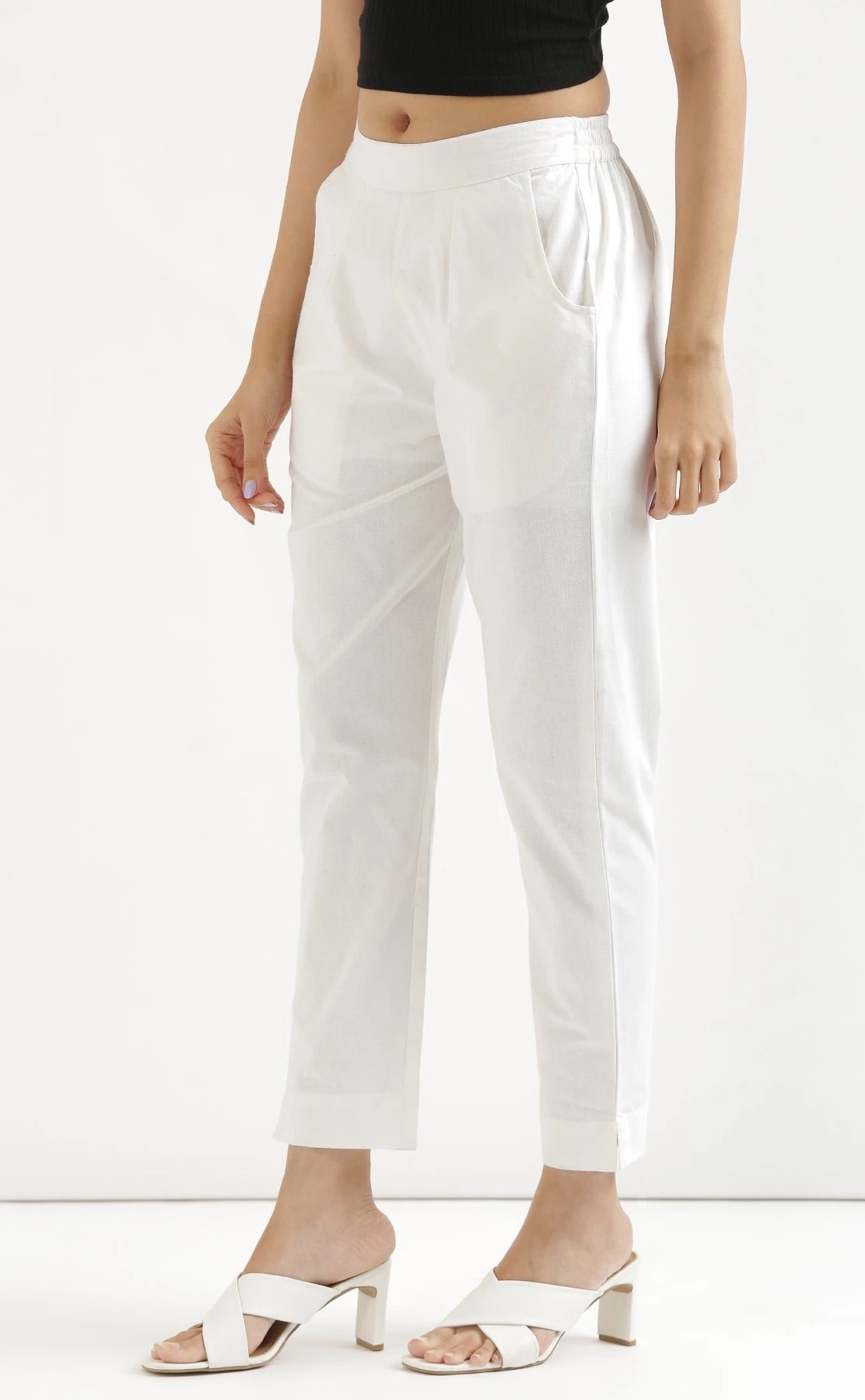 Women’s Straight-Fit Cotton Pants