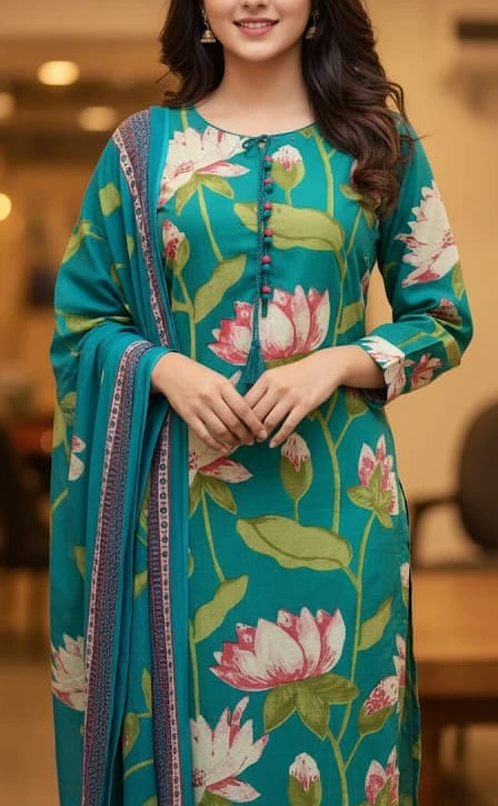 3 pic cotton dress
