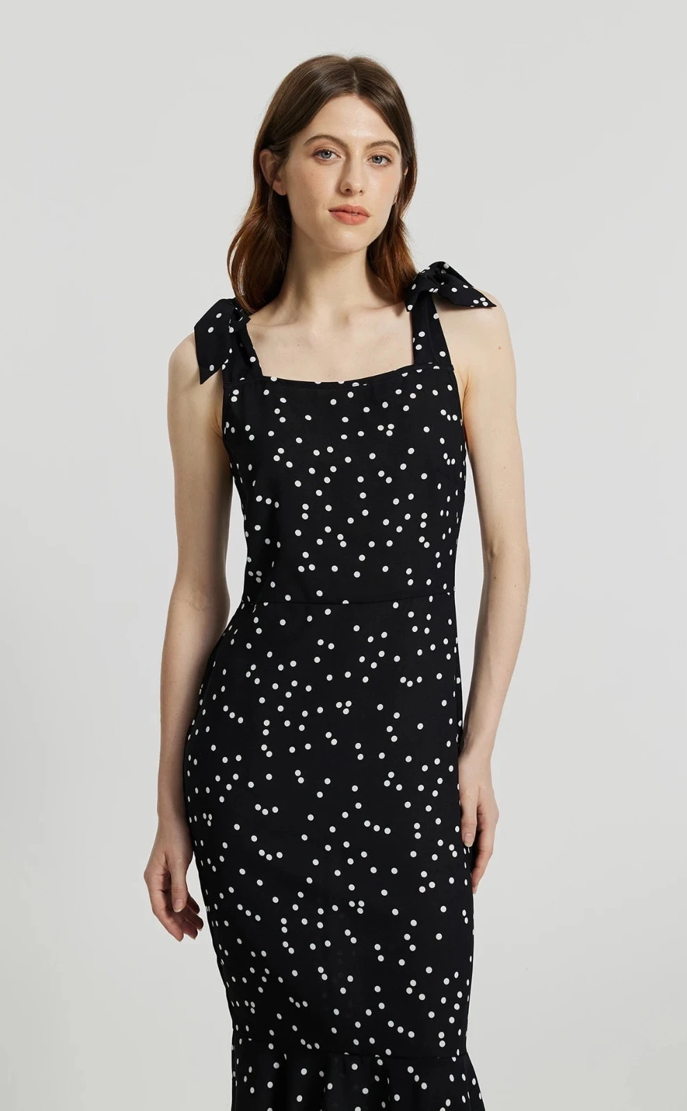 Polka Grace Midi Dress