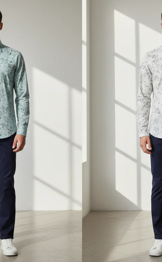 Casual Printed Lycra Shirts
